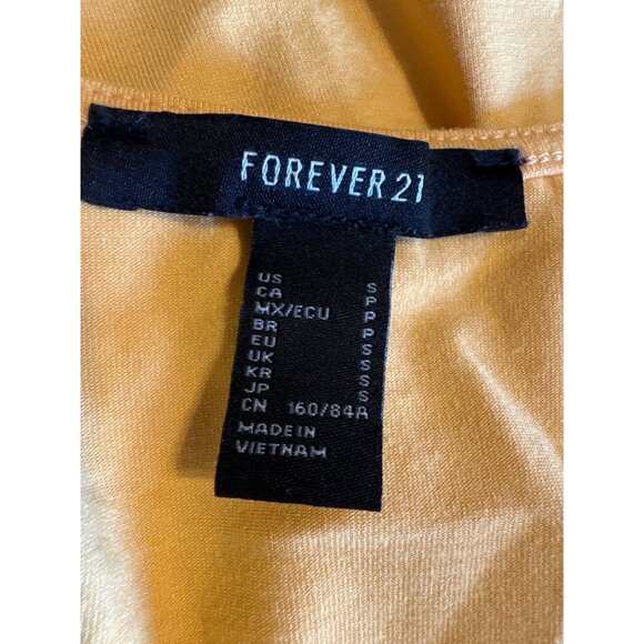 Forever 21 Yellow Bodysuit Size Small - Picture 2 of 2